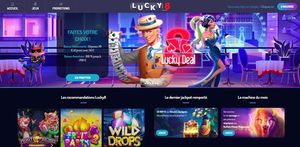 Casino en ligne Lucky8 avis